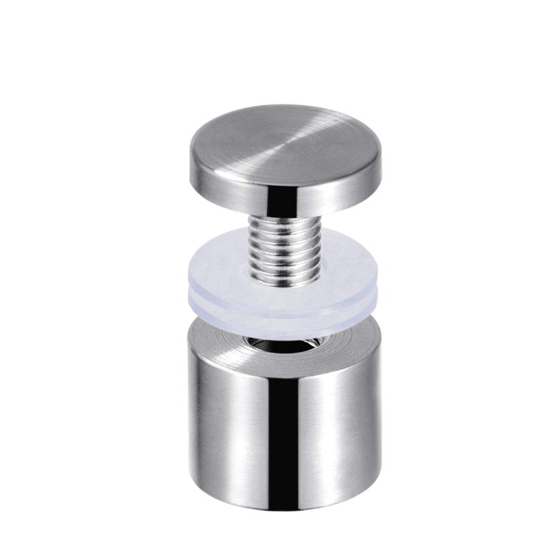 Favide 48 Packs Sign Standoff Screws Advertising Screws Stainless Steel Wall Standoff Mounts Glass Acrylic Nail for Glass Artwork and Sign Displays (1 x 1 Inch) - Image 4